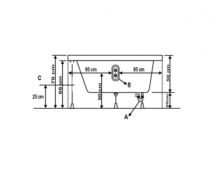 NIAGARA Spa Pool 165 X 235 cm SP2112
