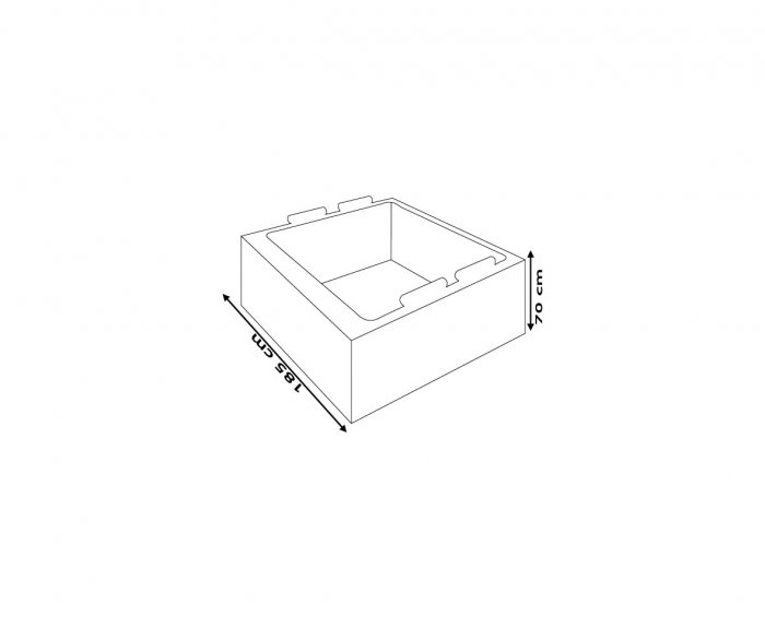 NIAGARA SPA POOL Square 185 cm