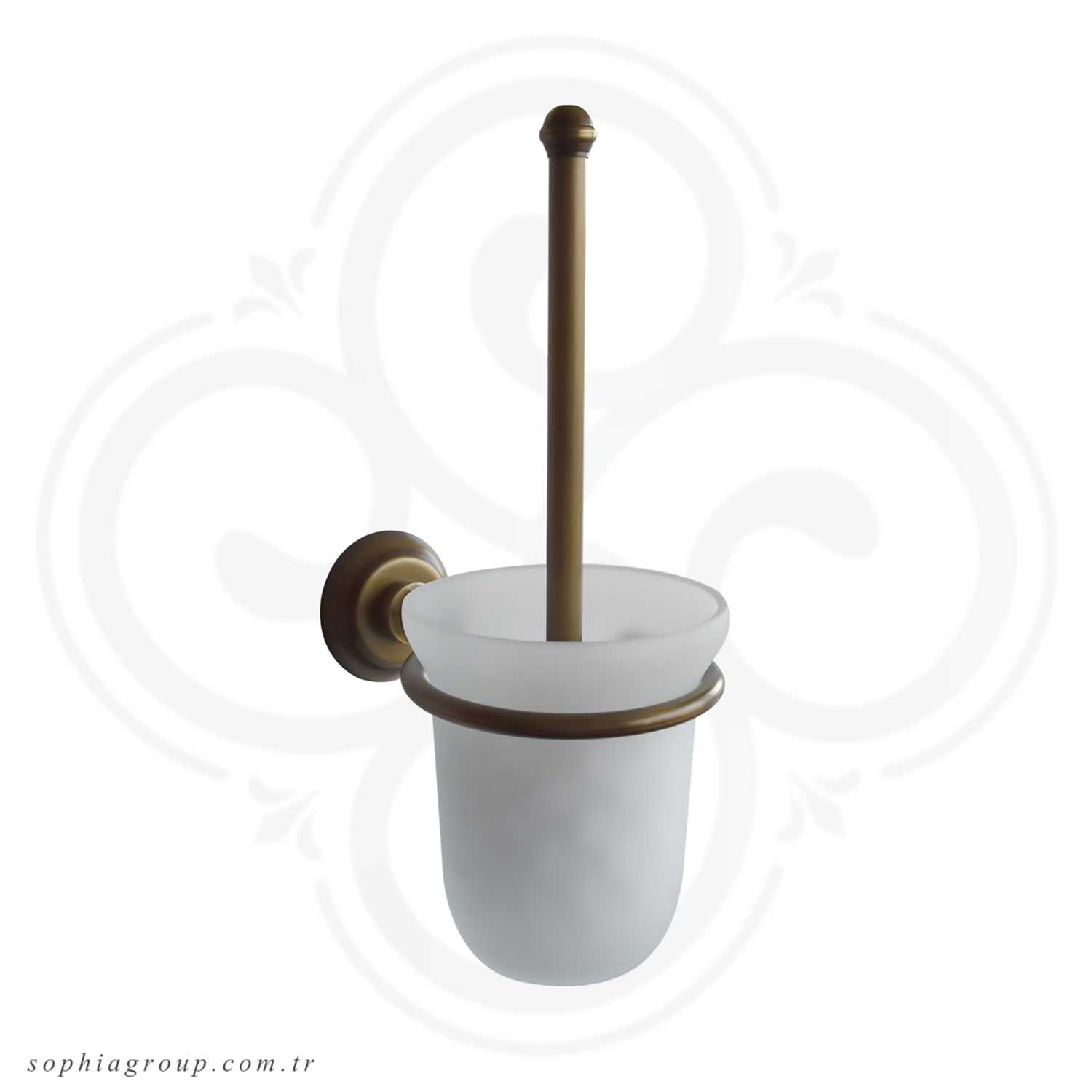 MILAN Antique Wall Mounted Toilet Brush SP35026