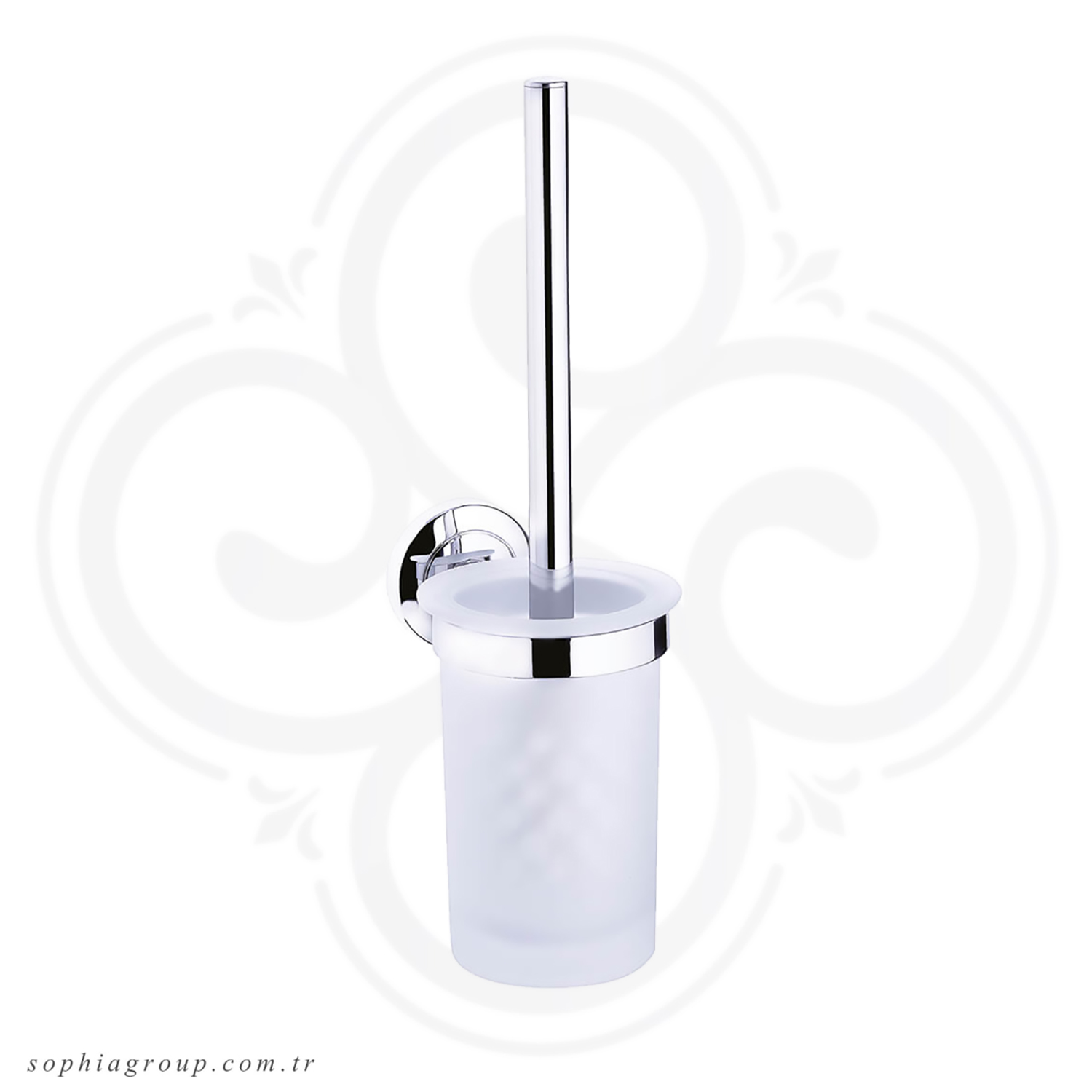 MIRADOR Chrome Wall Mounted Toilet Brush SP35052